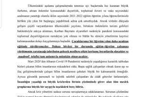 ARTAN VAKA SAYILARI HAKKINDA BASIN AÇIKLAMASI