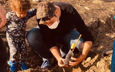 ÖSÖBDER'in Hatay'daki Fidam Ekim Etkinliği