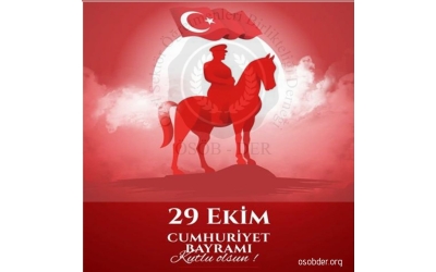29 Ekim Cumhuriyet Bayramımızı kutluyoruz.