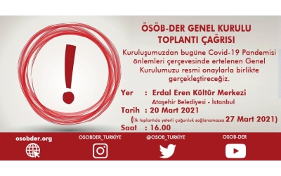 Genel Kurul Duyurusu!