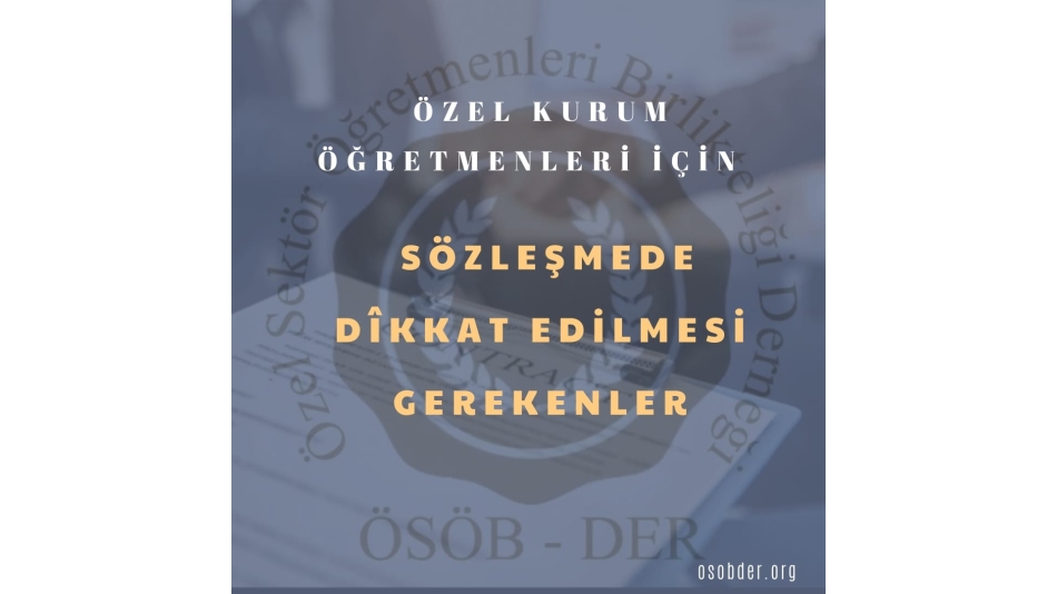 Sözleşmelerde Dikkat Edilmesi Gerekenler