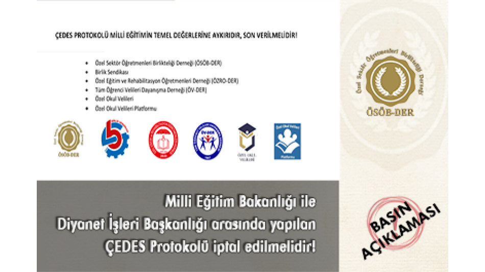 ÇEDES İptal Edilsin!