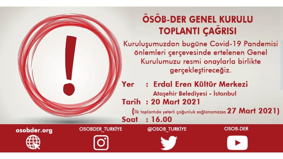 Genel Kurul Duyurusu!